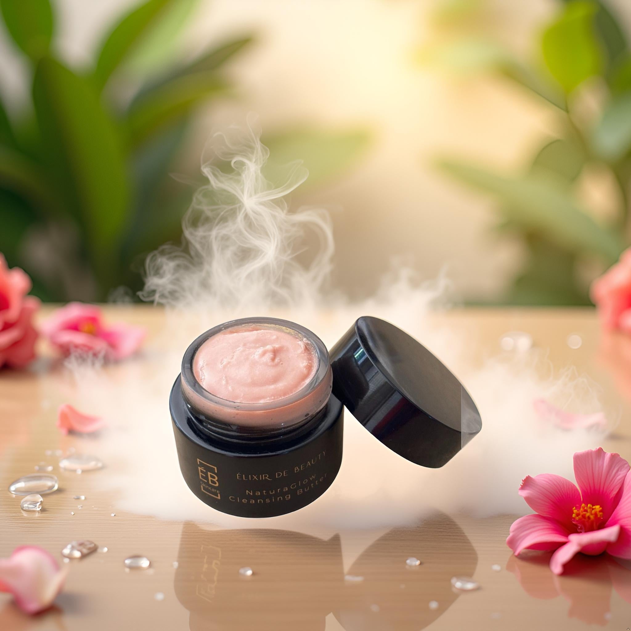 NaturaGlow Cleansing Butter – Sensitive Skin Makeup Remover - Élixir de Beauty