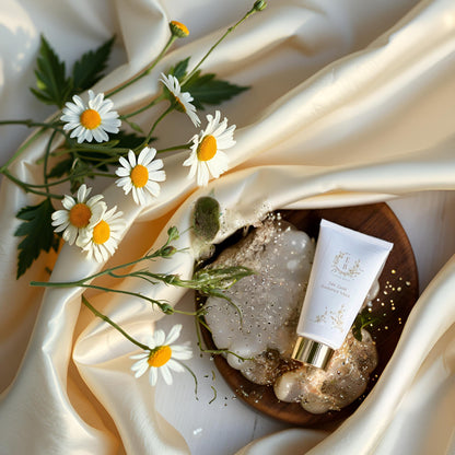24K Gold Radiance Mask with Real Gold, HA & Botanical Oils - Élixir de Beauty