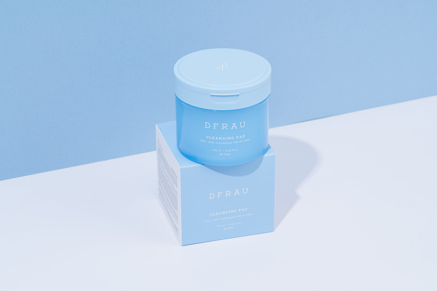 DFRAU All-in-One K-Beauty Cleansing Pads – 100% Pure Cotton Makeup Remover & Hydrating Toner Pads