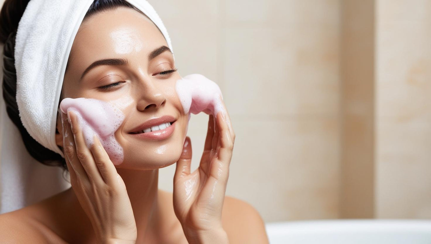 Gentle Purity Mousse Botanical Cleanser with Aloe Vera & Rose Water - Élixir de Beauty