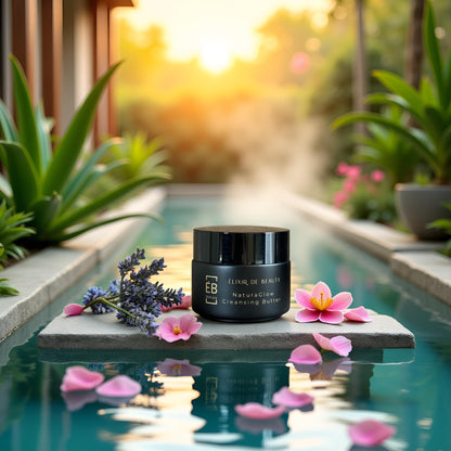 NaturaGlow Cleansing Butter – Sensitive Skin Makeup Remover - Élixir de Beauty